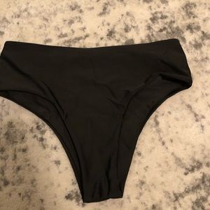Black Highwaisted Bikini Bottoms